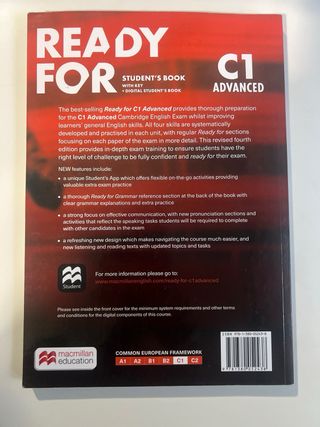 READY FOR C1 ADVANCED Student's book with key: ...