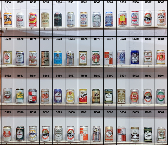 Lattine da collezione vuote