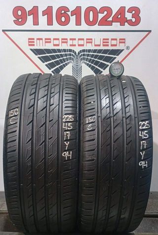4UD 225 45 17 Y NORAUTO RUEDA AL 90% VIDA UTIL