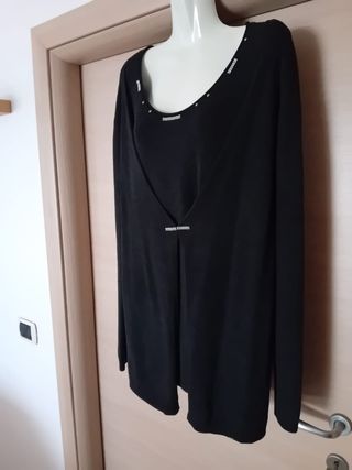 Maglia donna Finery con strass