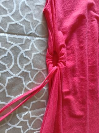Vestido rosa fucsia Mango