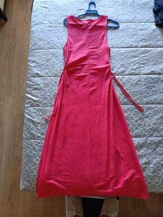 Vestido rosa fucsia Mango