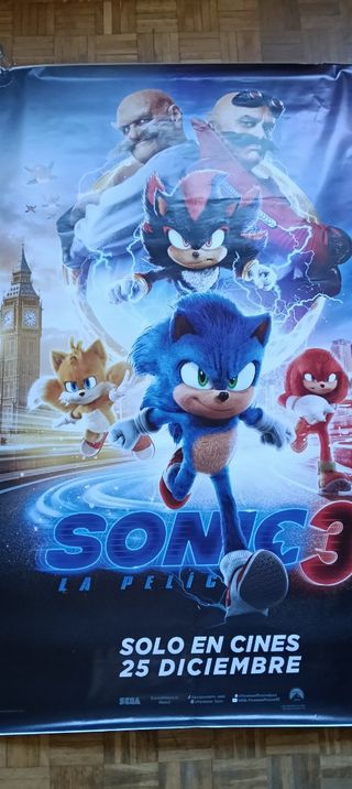 Póster Sonic 3 La Película