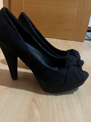 Zapatos de tacón Marypaz negros ante