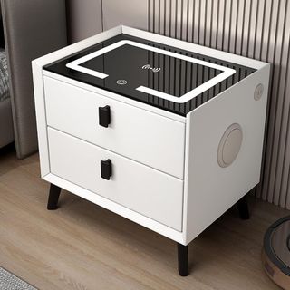Comodino moderno con ricarica wireless