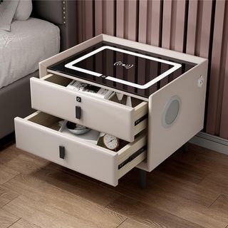 Comodino moderno con ricarica wireless