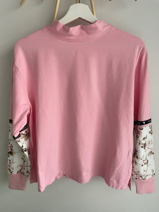 Jersey fino algodón floral