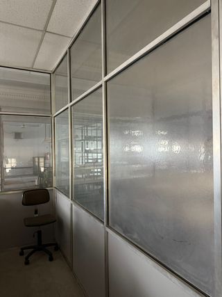 Cristal liso transparente para mampara de oficina