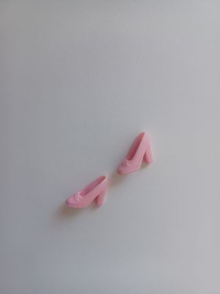 Scarpe tacco Barbie rosa vintage mattel y2k