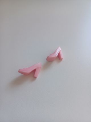 Scarpe tacco Barbie rosa vintage mattel y2k