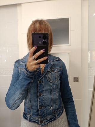 Chaqueta vaquera azul