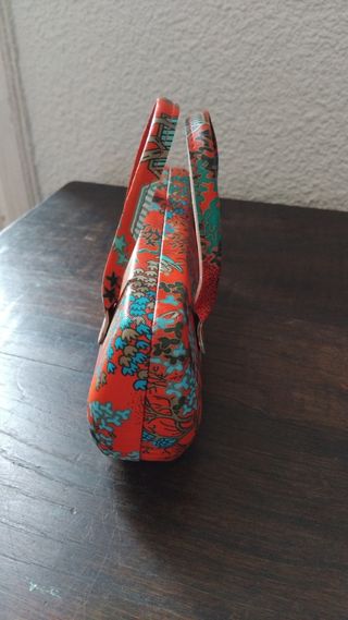 Set bolso y estuche estilo chinoiserie
