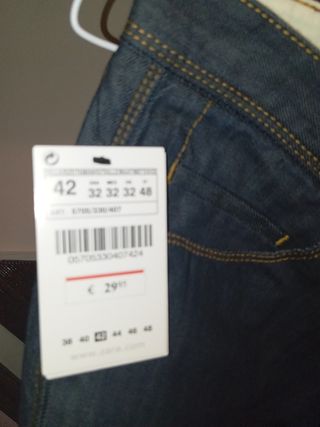 Pantalón vaquero hombre azul