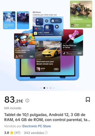 Tablets Infantiles con Funda Protectora