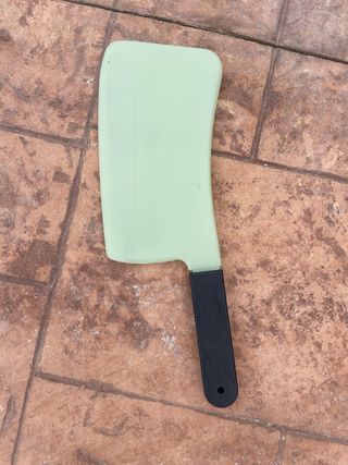 Accesorio disfraz cuchillo fluorescente Halloween
