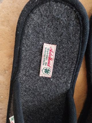 Pantofole uomo grigie