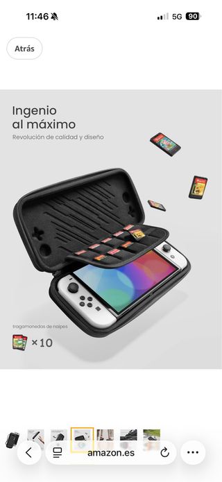 Funda Nintendo Switch 1/OLED