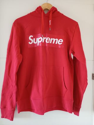 Sudadera Supreme Roja Talla XL