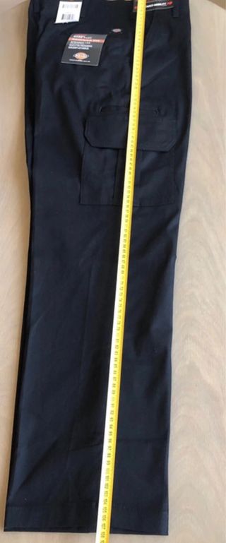 Dickies Pantalones Trabajo Work Cargo Negro 34x32