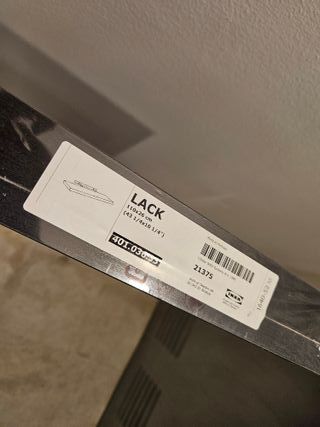Estantería LACK IKEA precintada 110x26 cm negro