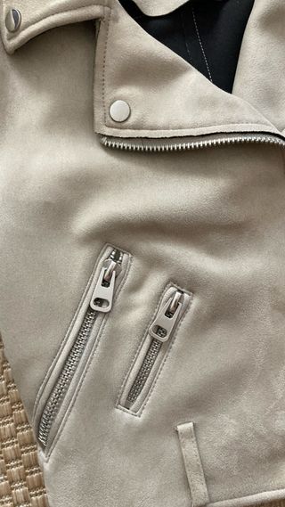 Chaqueta Biker Antelina Zara XS