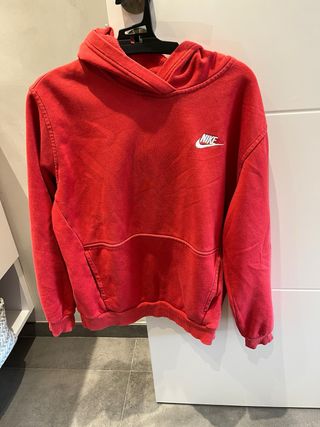 Sudadera con capucha Nike niño roja