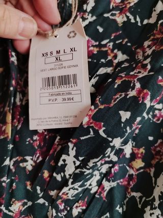 Vestido largo  de Natura. Nuevo con etiqueta