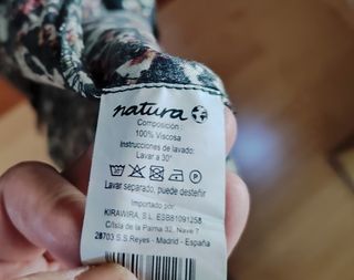 Vestido largo  de Natura. Nuevo con etiqueta
