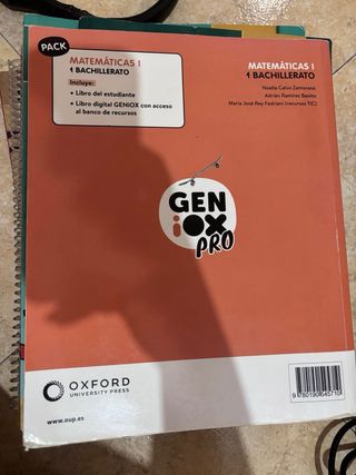 Biología y Geología, Física y Química y Matemática