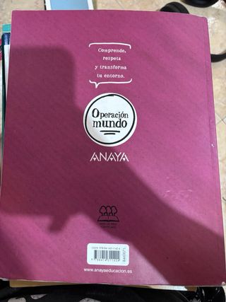 Biología y Geología, Física y Química y Matemática
