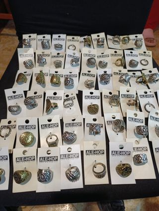 Sólo hoy Lote 74 Anillos ALE-HOP  Nuevos