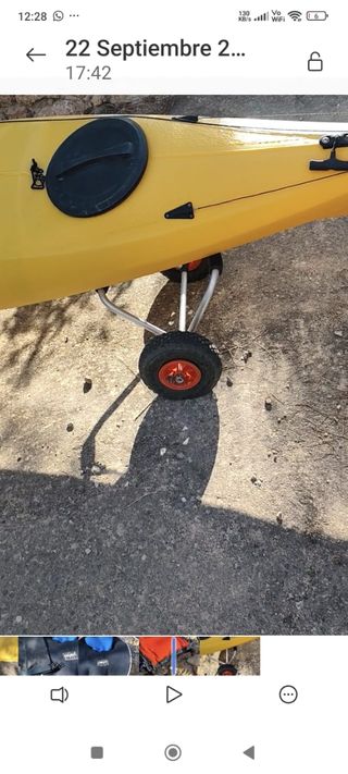KAYAK PIRAGUA MODELO CAPRI II
CON ACCESORIOS.
