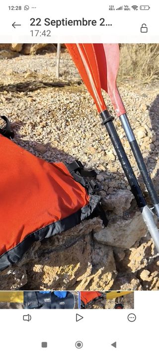 KAYAK PIRAGUA MODELO CAPRI II
CON ACCESORIOS.
