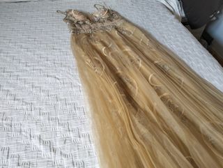 Vestido de Fiesta Dorado 