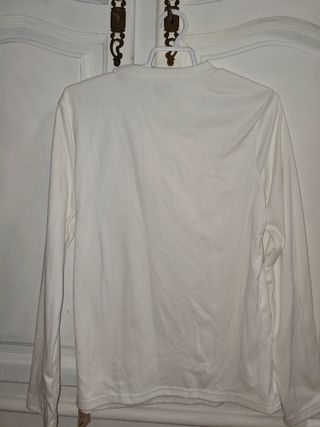 Camiseta blanca manga larga