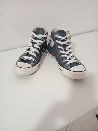 Zapatillas Converse Semibota Azul/Blanco