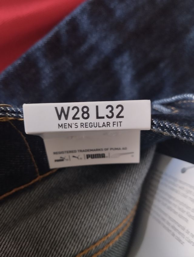 NUEVOS PUMA PANTALONES VAQUEROS 
