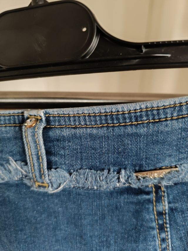 Minigonna Liu Jo denim con bottoni dorati