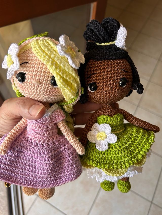 Bambole Disney Amigurumi Fatte a Mano