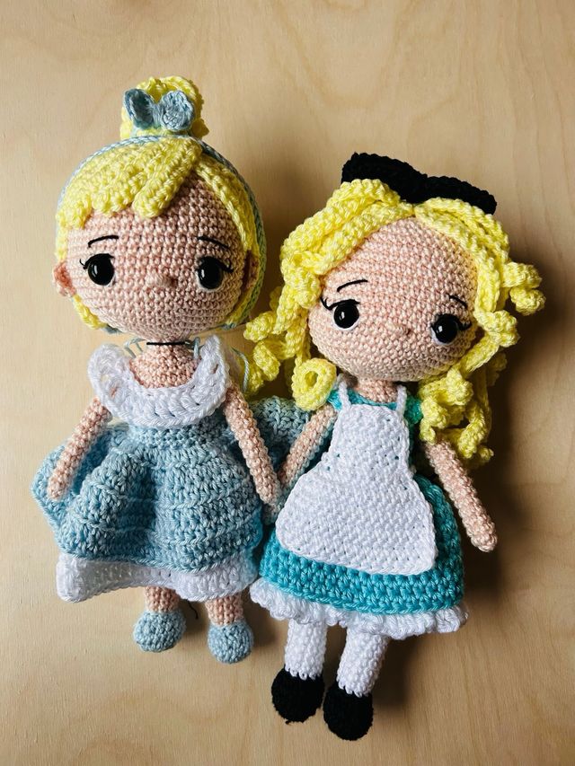Bambole Disney Amigurumi Fatte a Mano