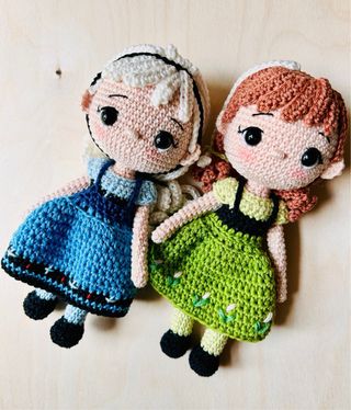 Bambole Disney Amigurumi Fatte a Mano
