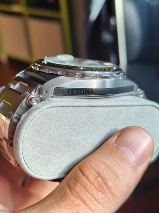 Reloj Festina Chrono-Bike Plata y Negro