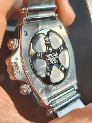 Reloj Festina Chrono-Bike Plata y Negro