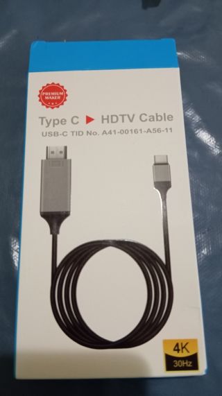 Cable HDTV Tipo C USB-C 4K 30Hz
