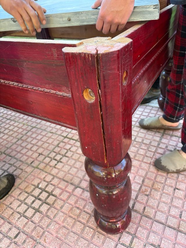 Estructura mesa de billar