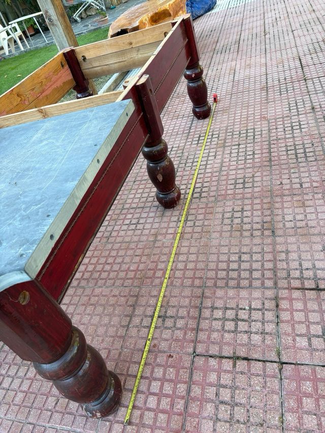 Estructura mesa de billar