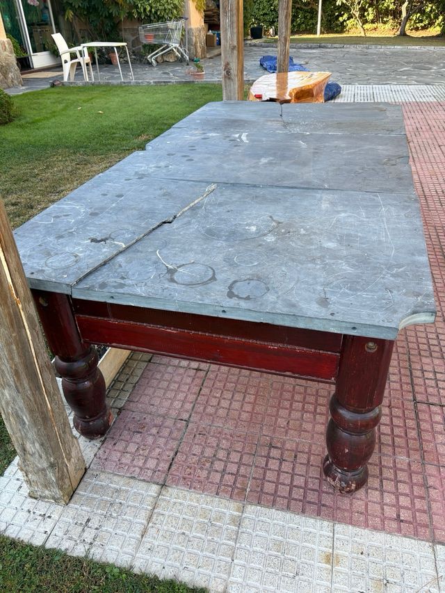 Estructura mesa de billar