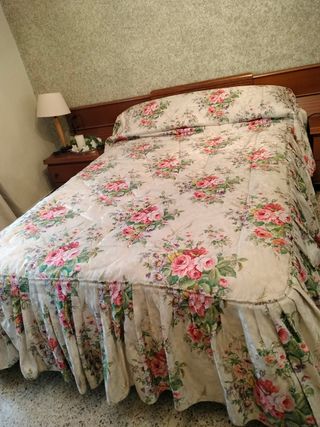 Colcha/Edredón Flores Cama 135cm