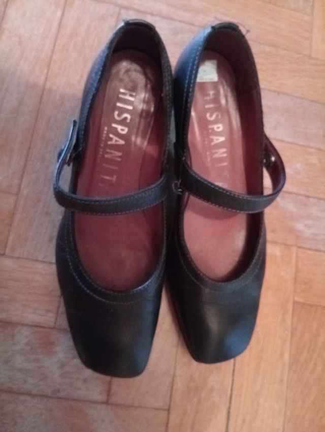 Zapatos salón piel Hispanitas talla 37
