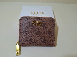 Cartera Guess Mujer Marrón y Dorada